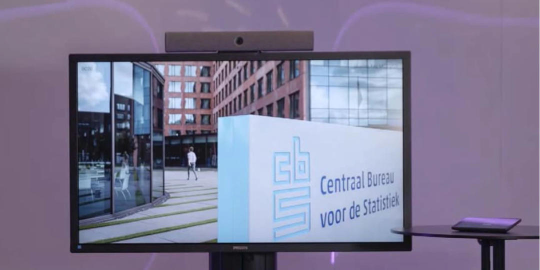 荷兰统计局使用Neat的控制面板和房间外的预约显示面板和外界沟通交流